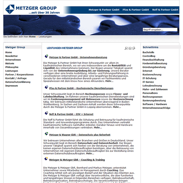 Referenz Miodrag Cvoro - Metzger Group